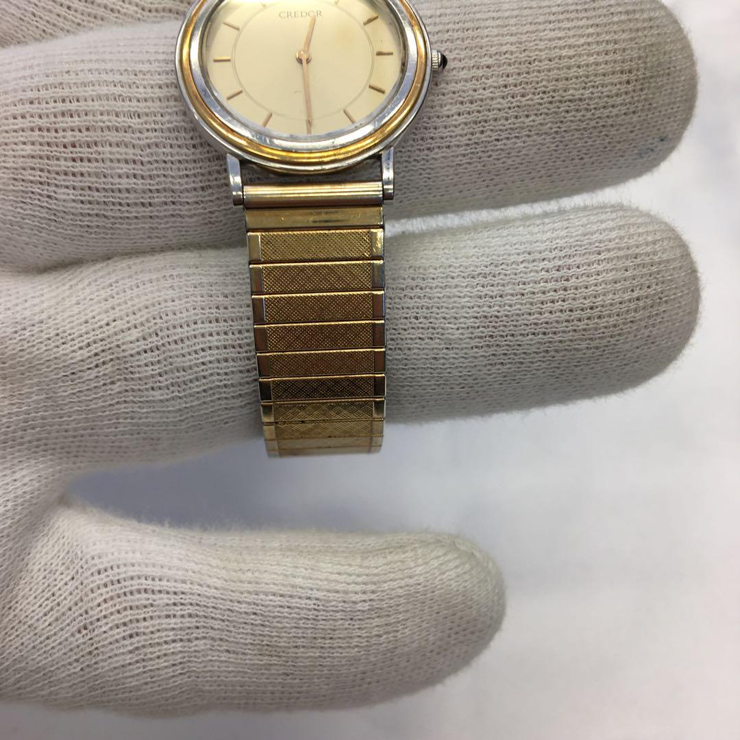 SEIKO 時計　クレドール　レディース　18KT 稼働品