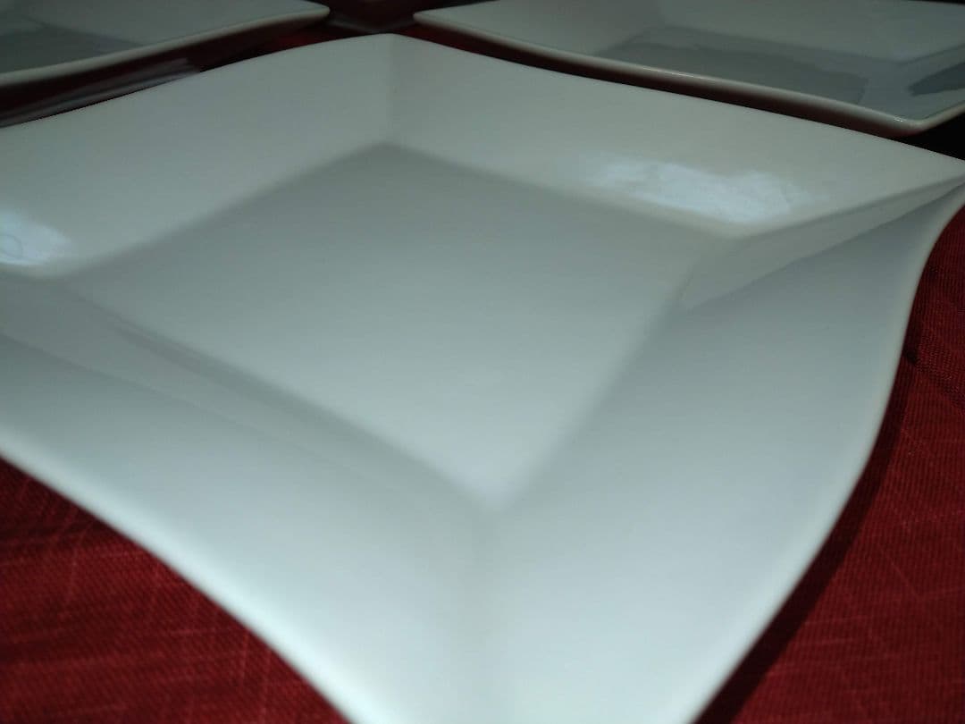 ♣【和洋併用・オープンムーンウエーブ皿】♥２皿セット