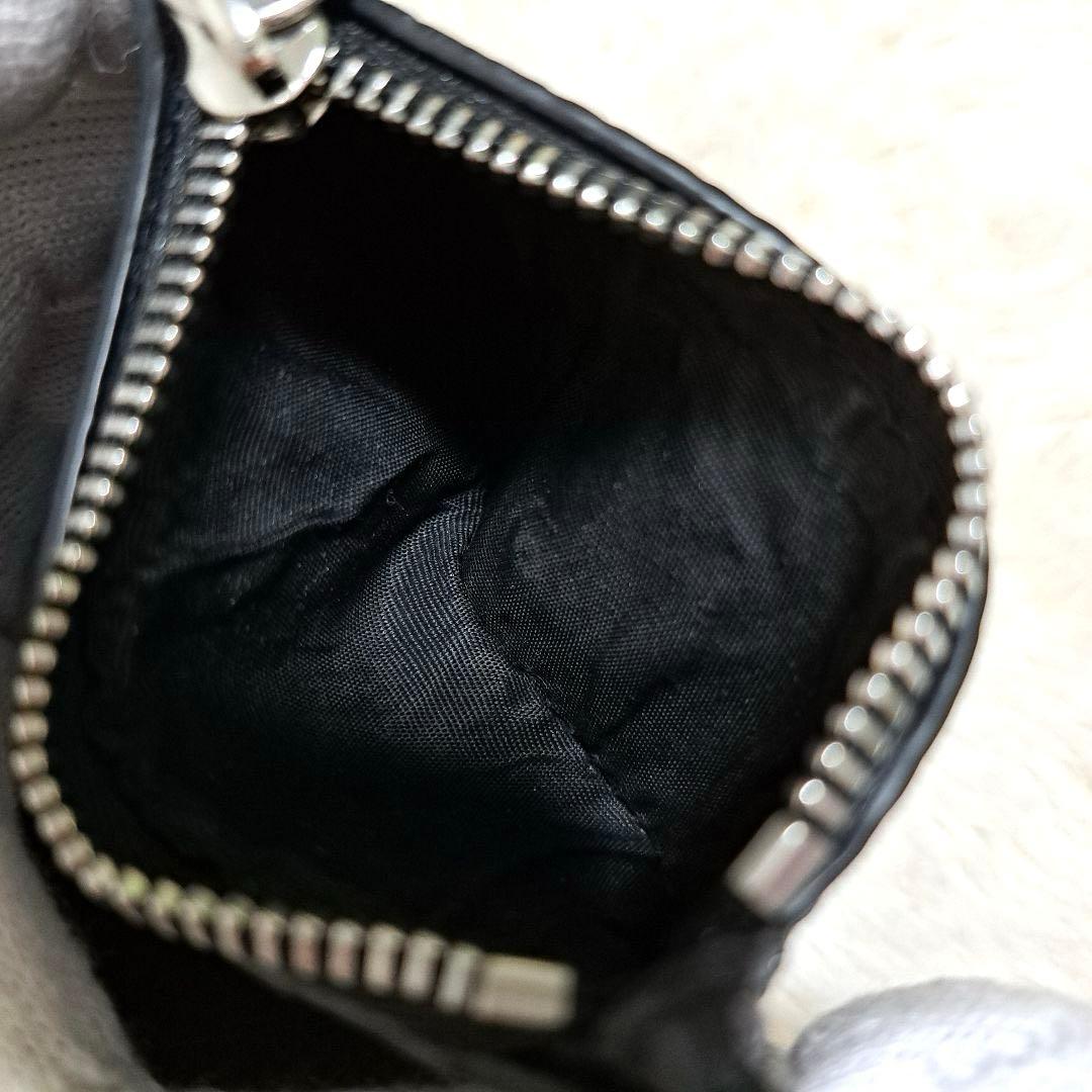 ✨極美品　正規品✨マルジェラ　三つ折り　カレンダー　ステッチ　レザー　ブラック