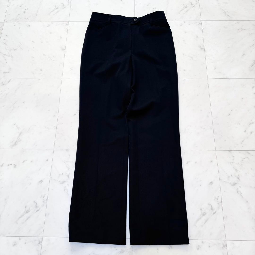 【美品】BURBERRY バーバリー パンツスーツ ビジネス ブラック 黒