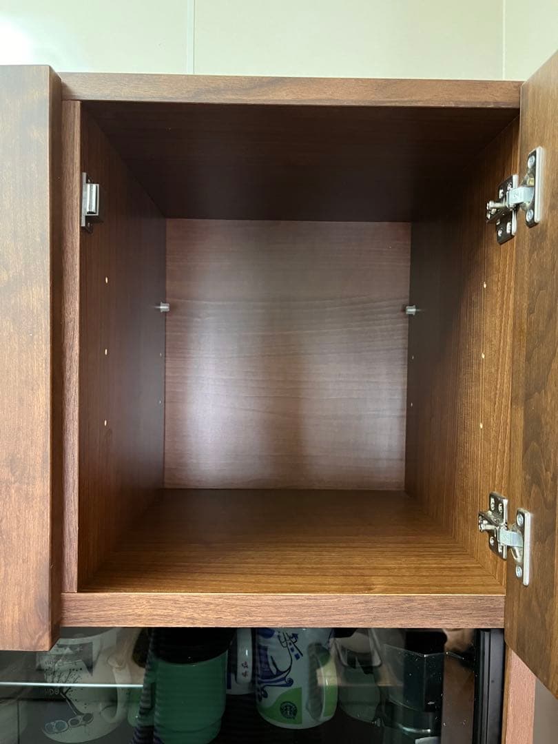 【5/19まで】ダークブラウン 食器棚　大川家具　東馬家具