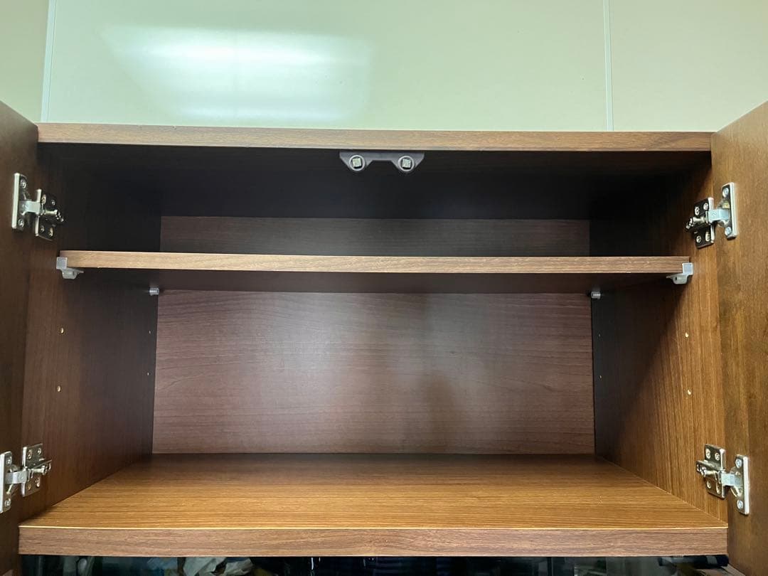 【5/19まで】ダークブラウン 食器棚　大川家具　東馬家具