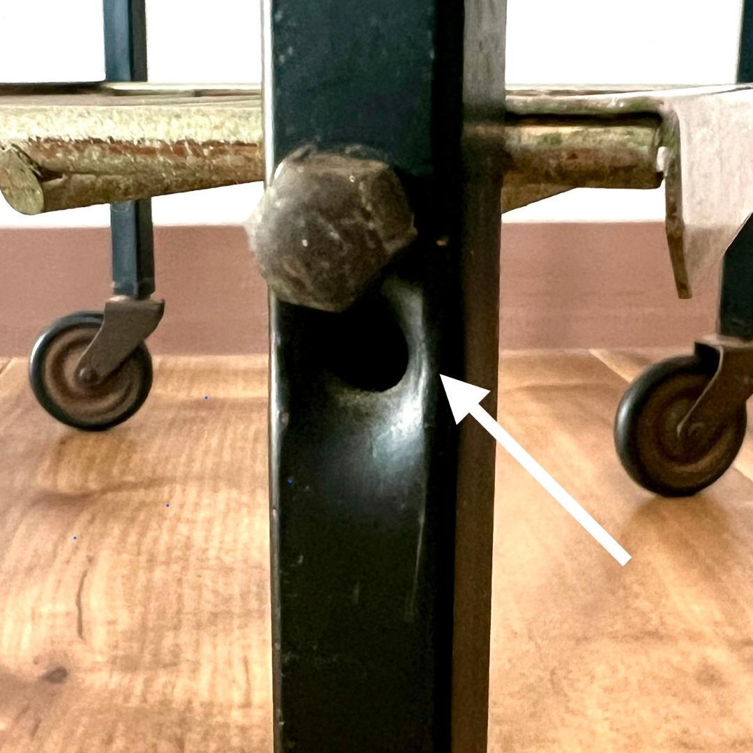 サイドテーブル オランダ製 ミッドセンチュリー キッチンワゴン カートワゴン