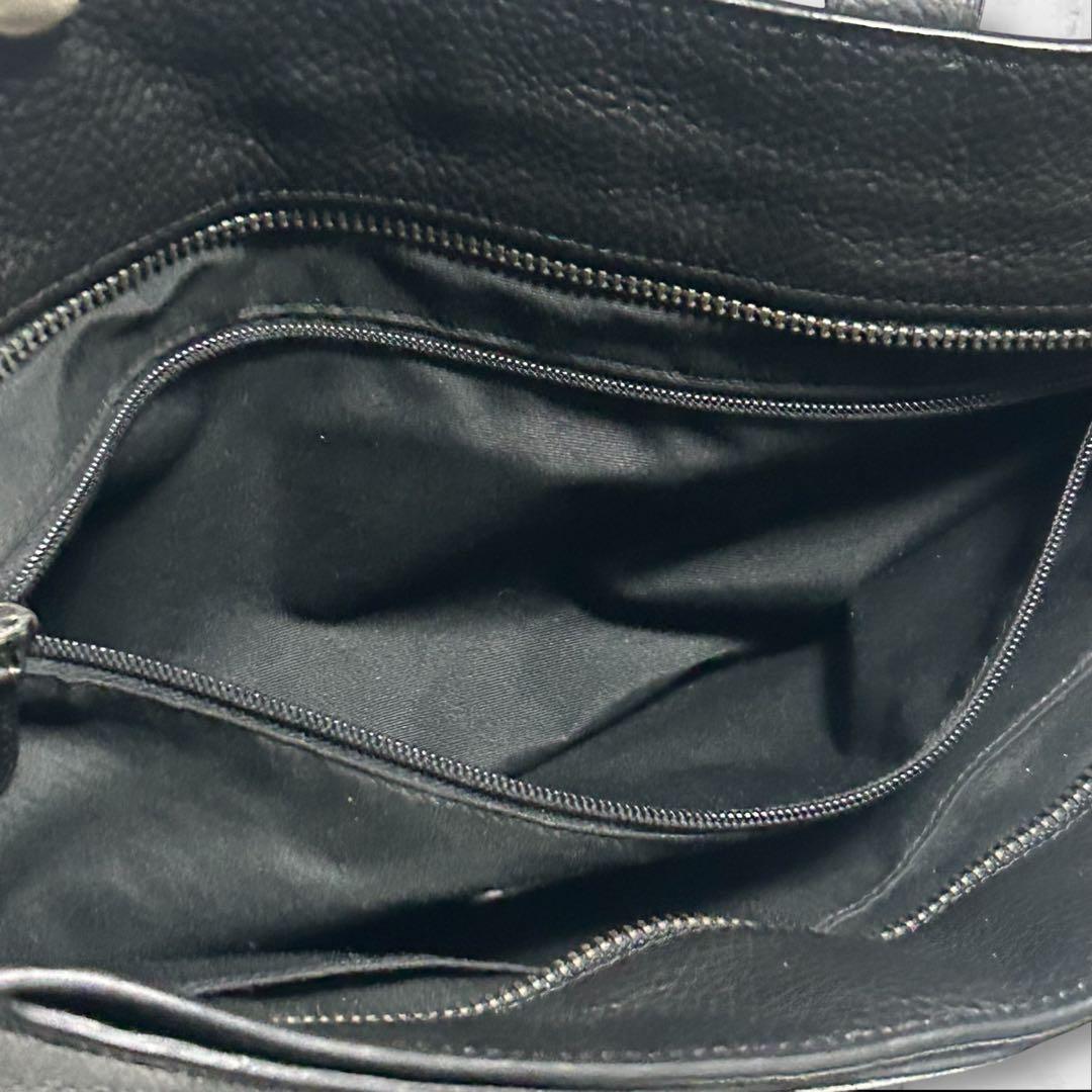 mizuki 極美品】COACH コーチ トートバッグ レザー ブラック