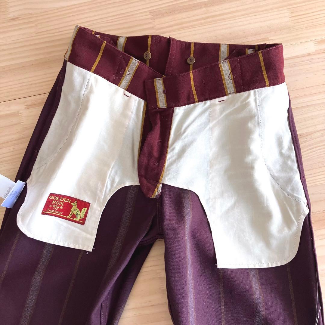 未使用 希少 UK製 ナイジェルケーボン プリーツパンツ ウール 32