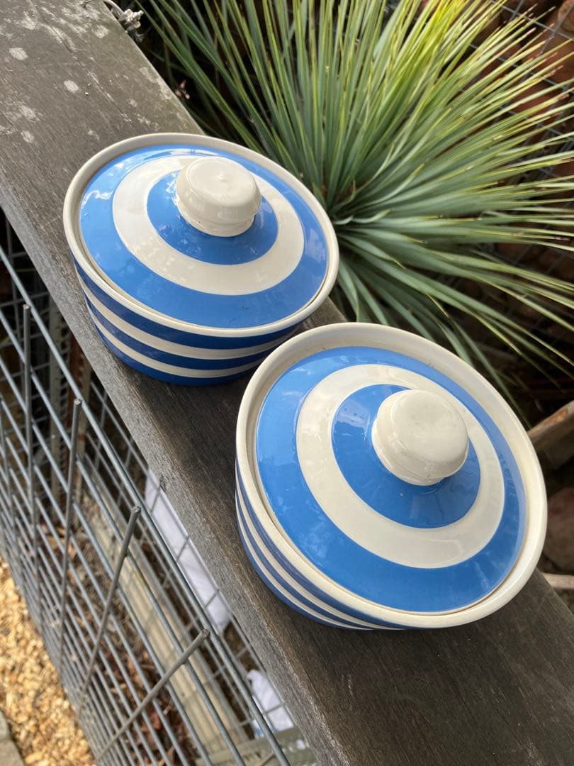 Clover Leaf キャンディポット　２個セット　英国製　未使用品