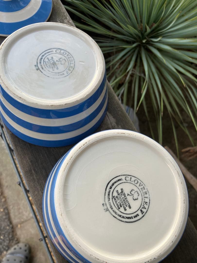 Clover Leaf キャンディポット　２個セット　英国製　未使用品