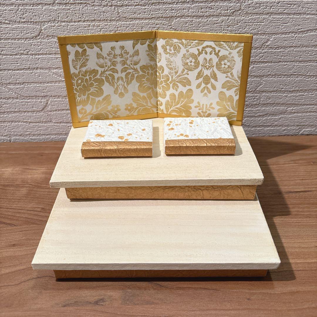 手作り　雛人形　二段飾り　ひな人形　ひな祭り