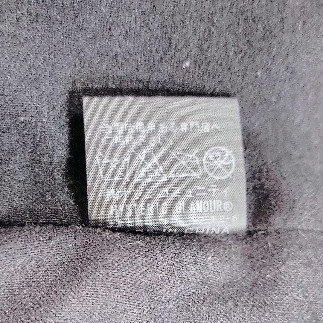 ヒステリックグラマー　ダブルライダース ジャケット 金ボタン ロゴ ベルト 羊革