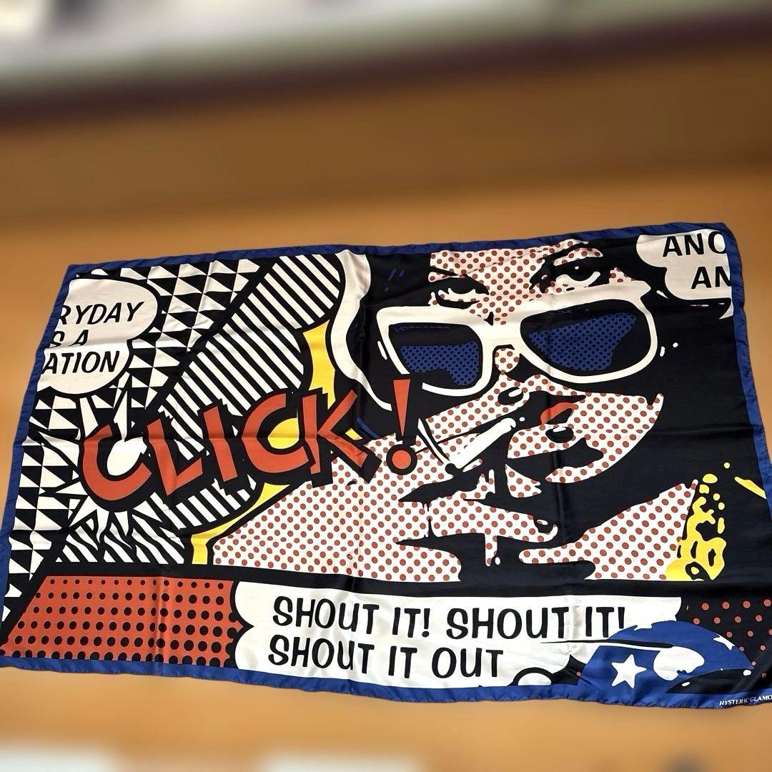 【新品未使用】HYSTERIC GLAMOUR ポップアートスカーフ