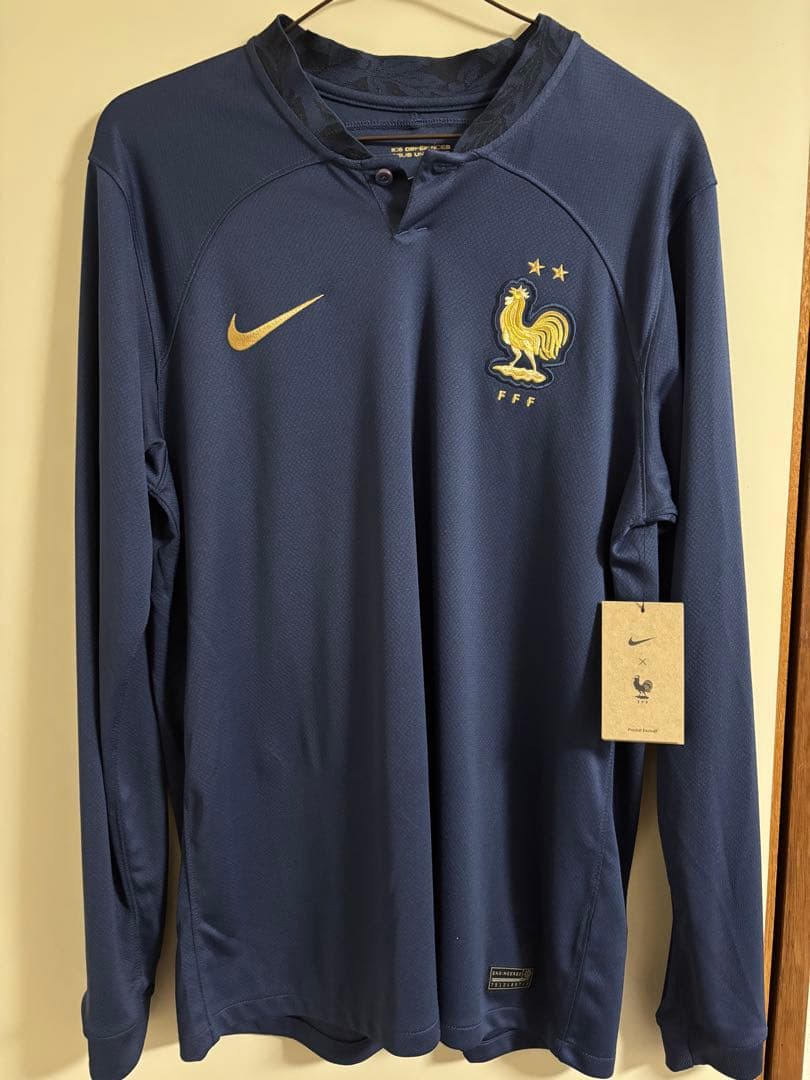 Nike 2022 フランス代表 長袖 ユニフォーム Mサイズ