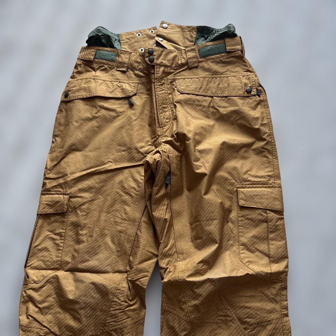 コロンビア【セットアップ】スノーボードウェアL オムニテック　カモフラ　ベージュ