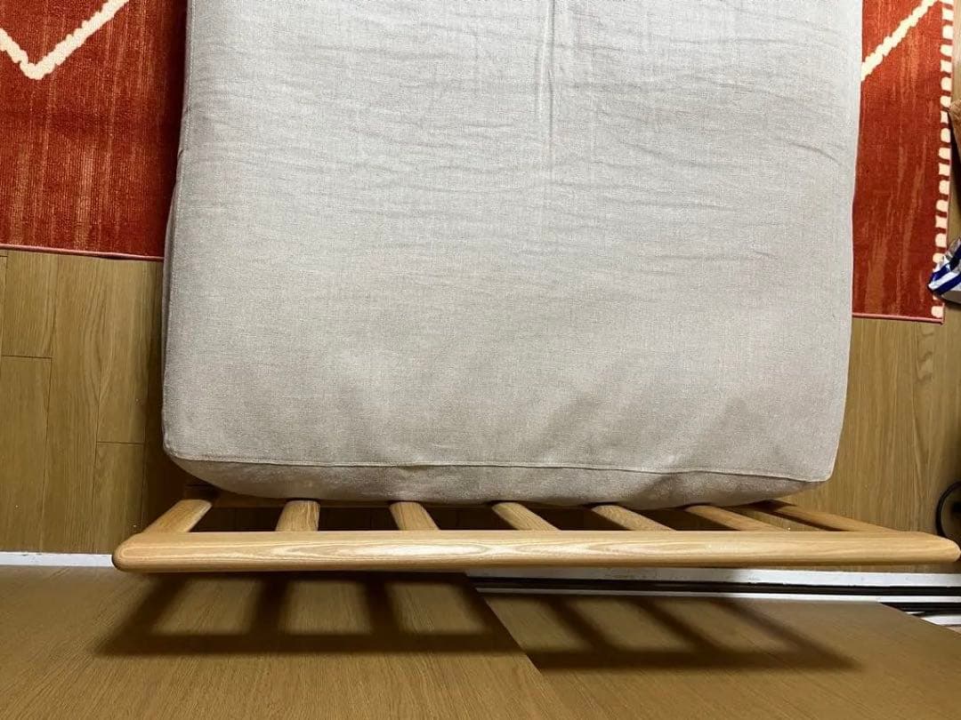 Agra ソファ 1.5人掛け 布張り ナチュラル 北欧