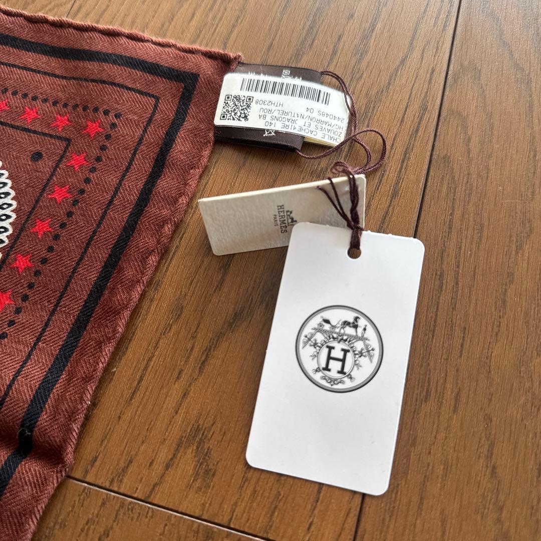 き*ら様 【新品未使用】エルメス カシミヤシルク ショール