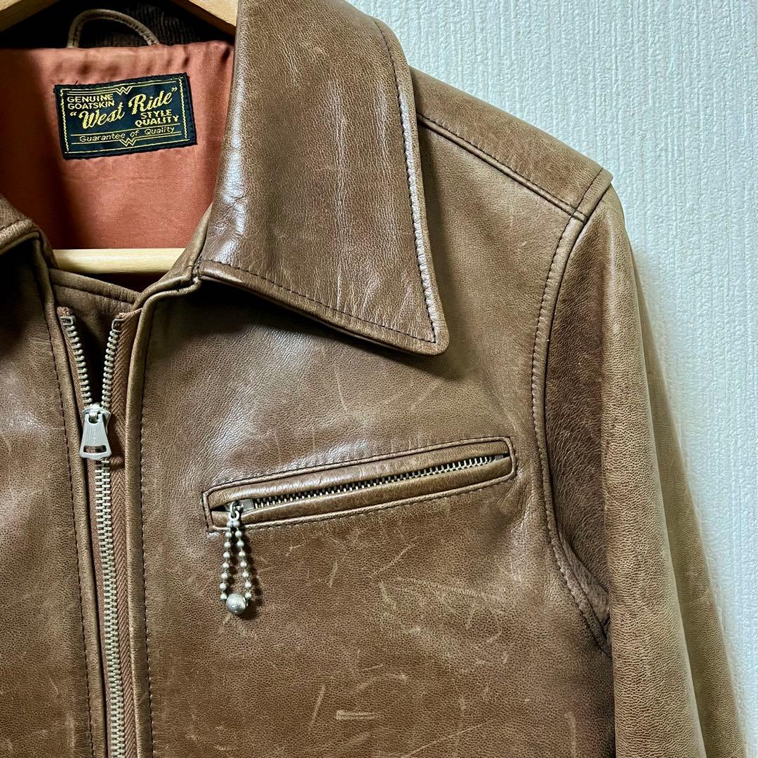 West Ride 30's レザースポーツジャケット S