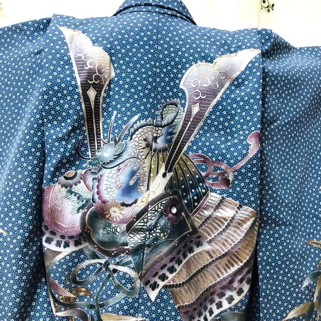 七五三 五歳‼️兜 龍 個性派 金彩金箔❤️完全フルセット‼️家から揃える無し 逸品‼️