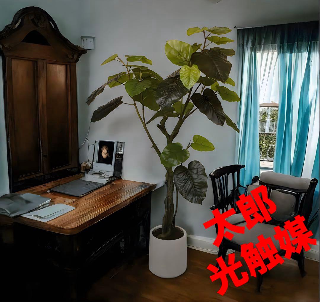 光触媒　人工観葉植物　ウォールグリーン　フェイクグリーン　ウンベラータポット10