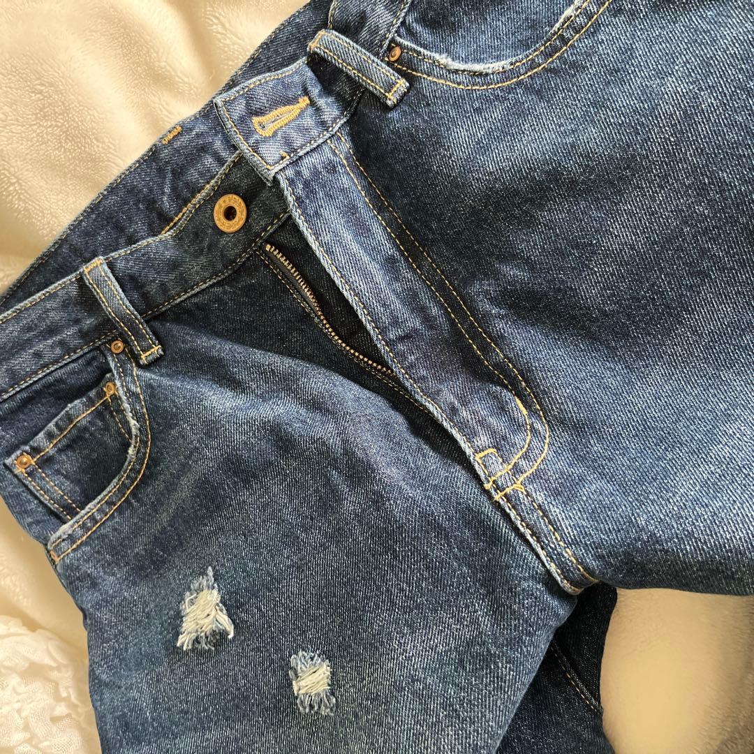 Spick&Span 51/2ファイブアンドハーフバギーデニム 26