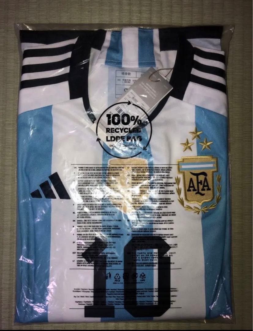 【正規品】【即日発送】アルゼンチン代表 ユニフォーム メッシ マーキング