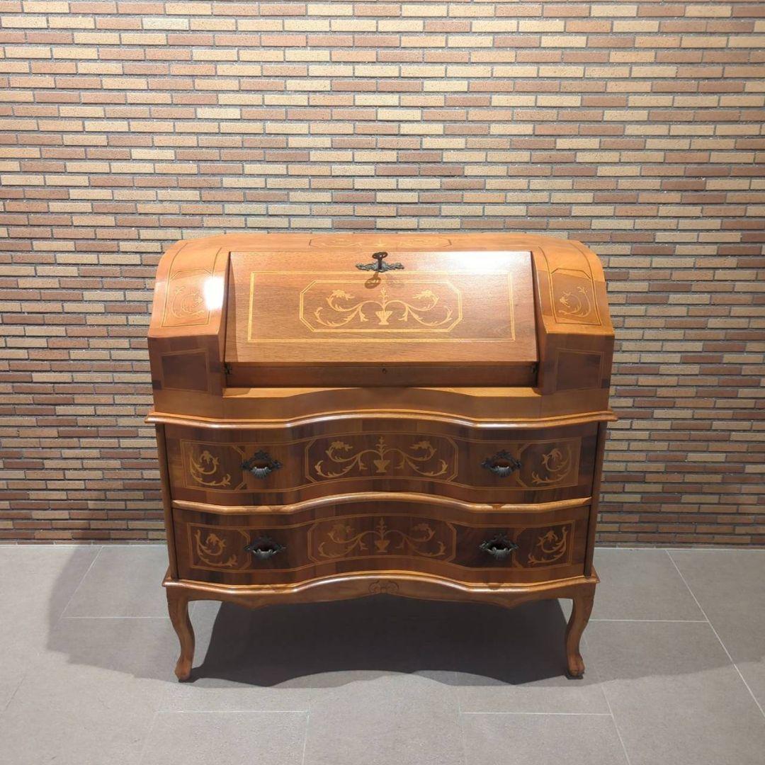 新春還元セール◇ITALYTarocco社製　象嵌ライティングビューロ