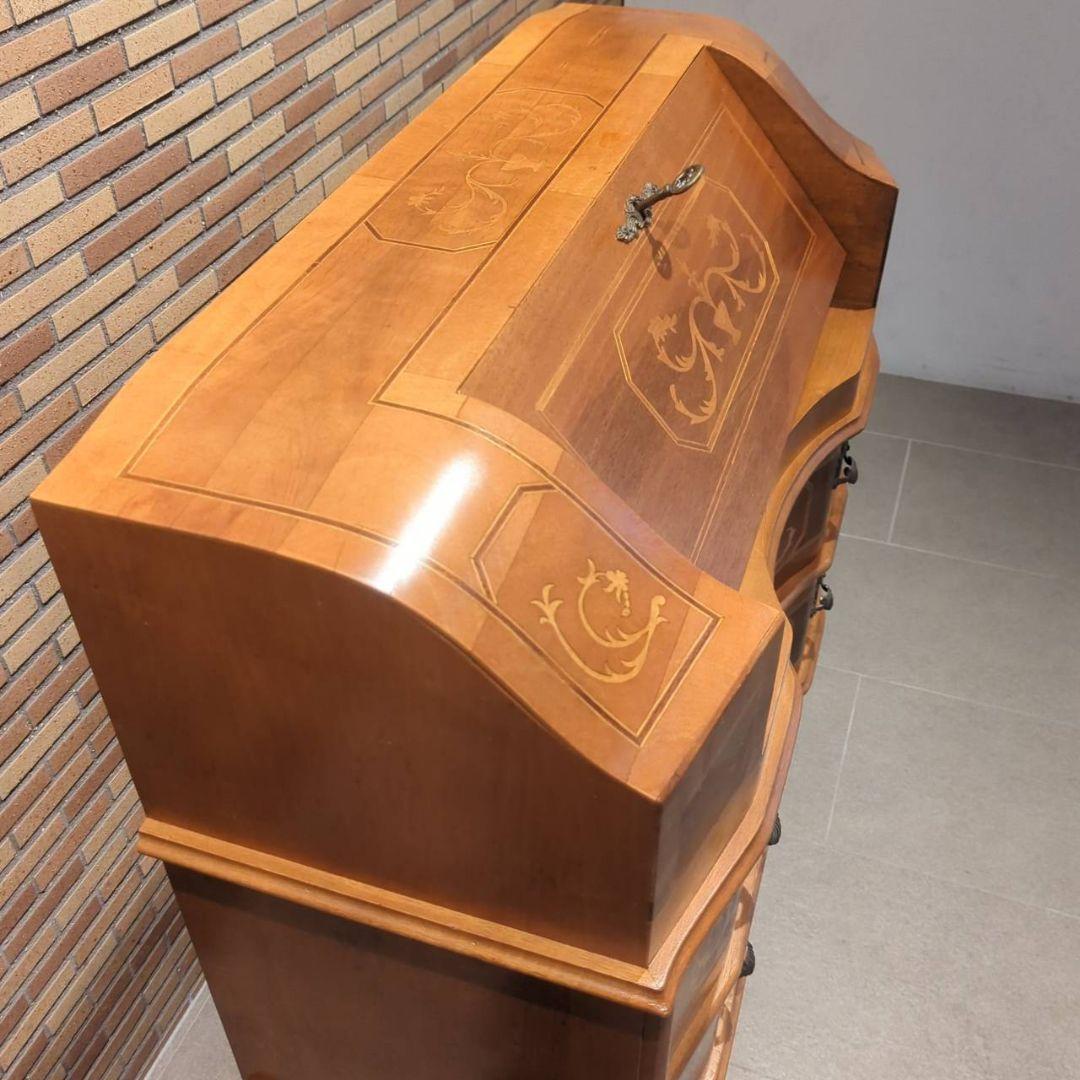 新春還元セール◇ITALYTarocco社製　象嵌ライティングビューロ