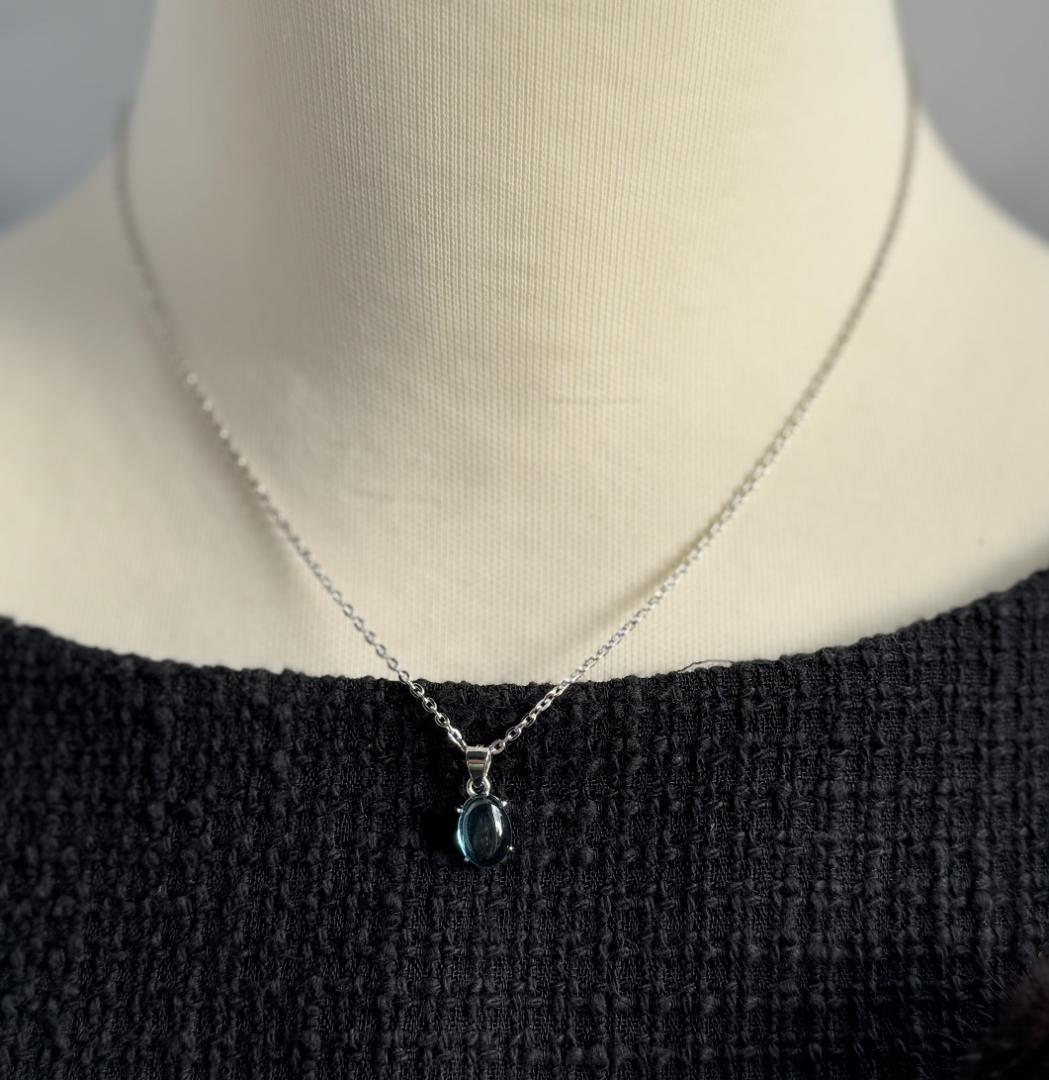 ナノクリスタル パライバ 8×6mm セット（SV925）