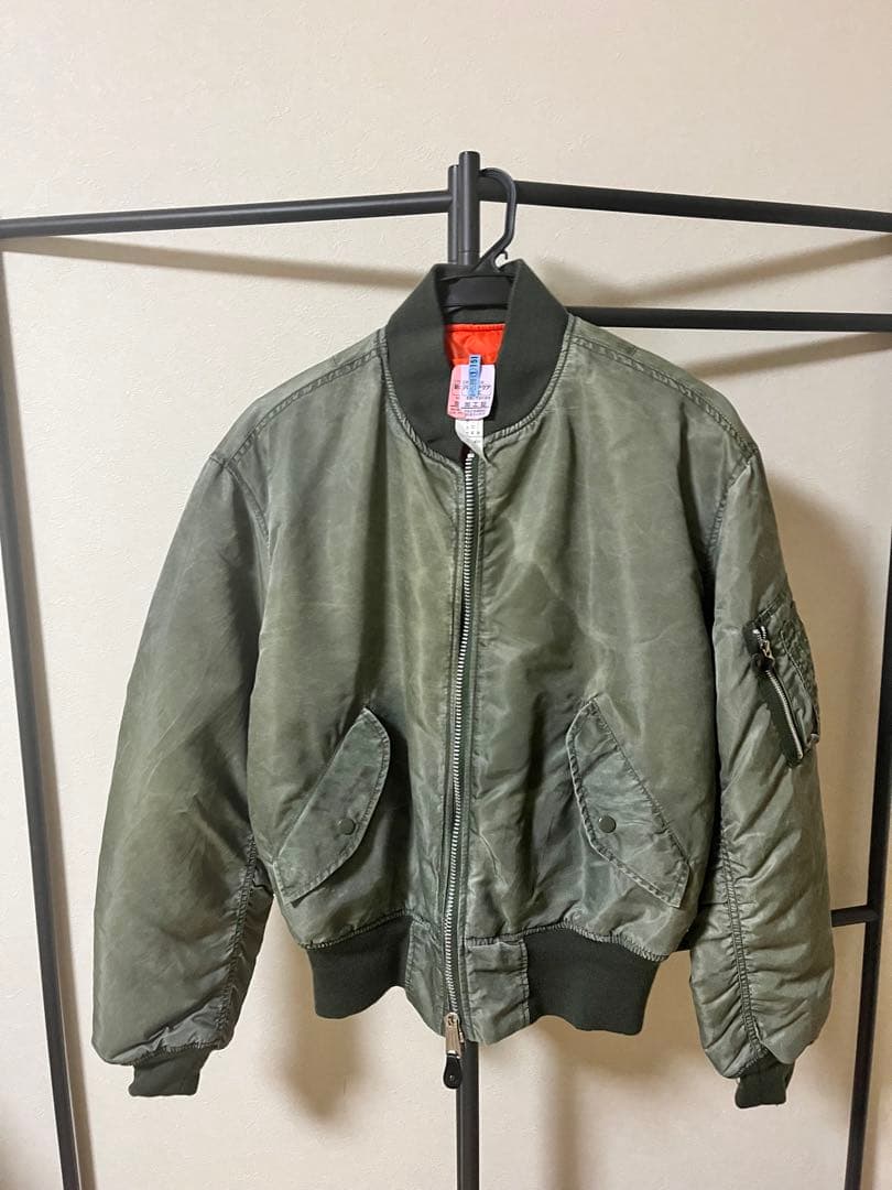 90s MA1 ジャケット リバーシブル jazzix ミリタリー 画像要確認