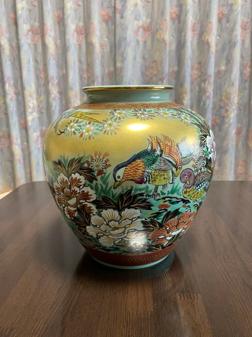 ☆九谷焼 勇峰作 花瓶☆