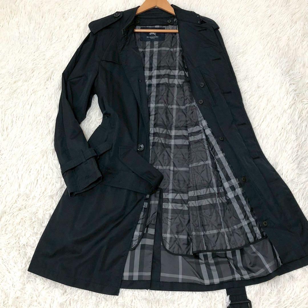 ライナー付◎Lサイズ◎Burberry London トレンチコート チェック