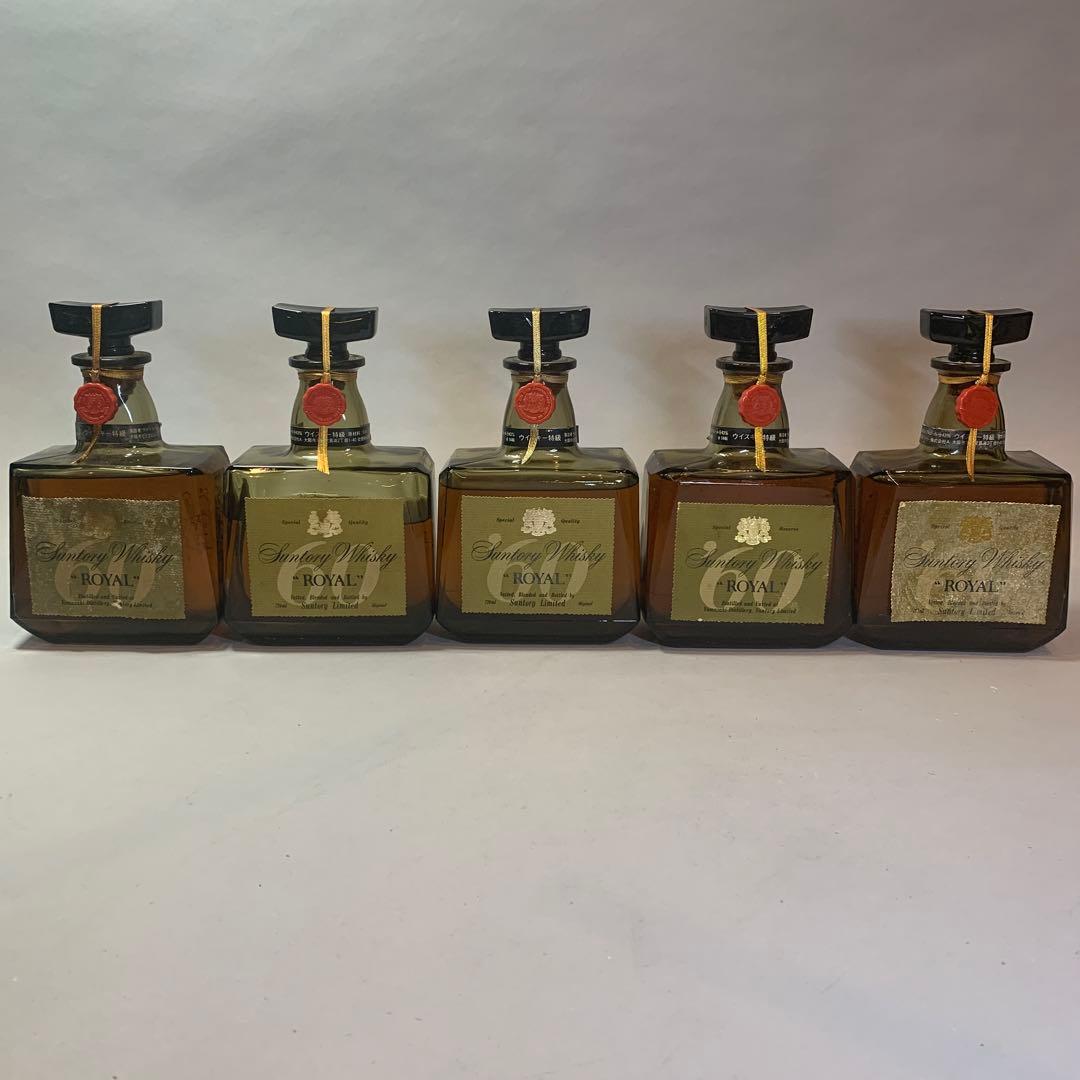 サントリーウイスキーローヤル60 5本