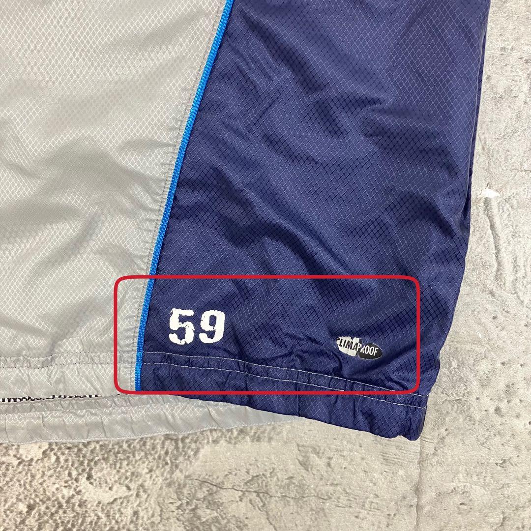 00s adidas 横浜F・マリノス 長袖ピステトップ 日本製 古着 企業ロゴ