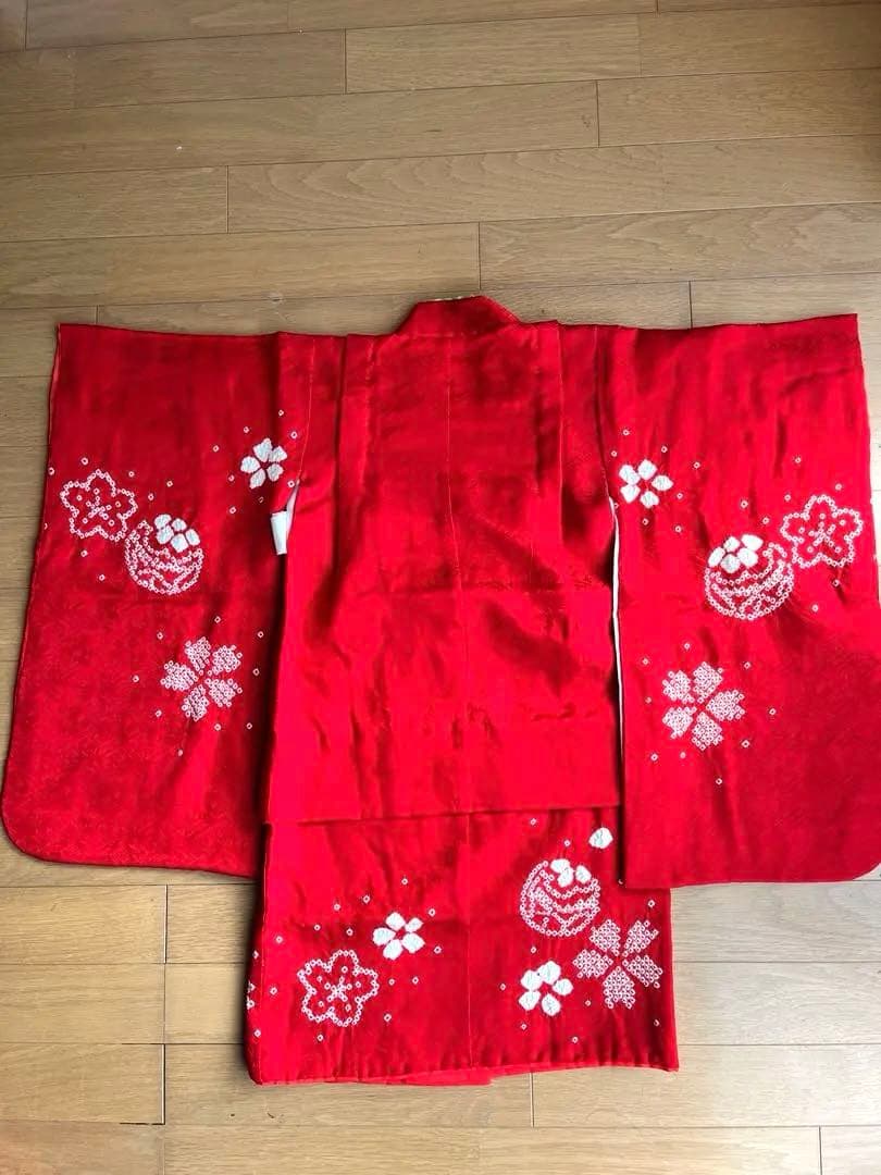 【3歳女の子七五三】正絹 被布セット