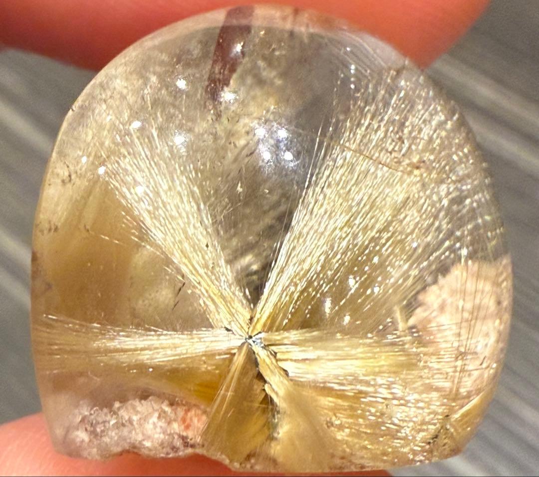 高品質♡ 太陽放射ルチル ガーデンルチルインクォーツ 置物 天然石