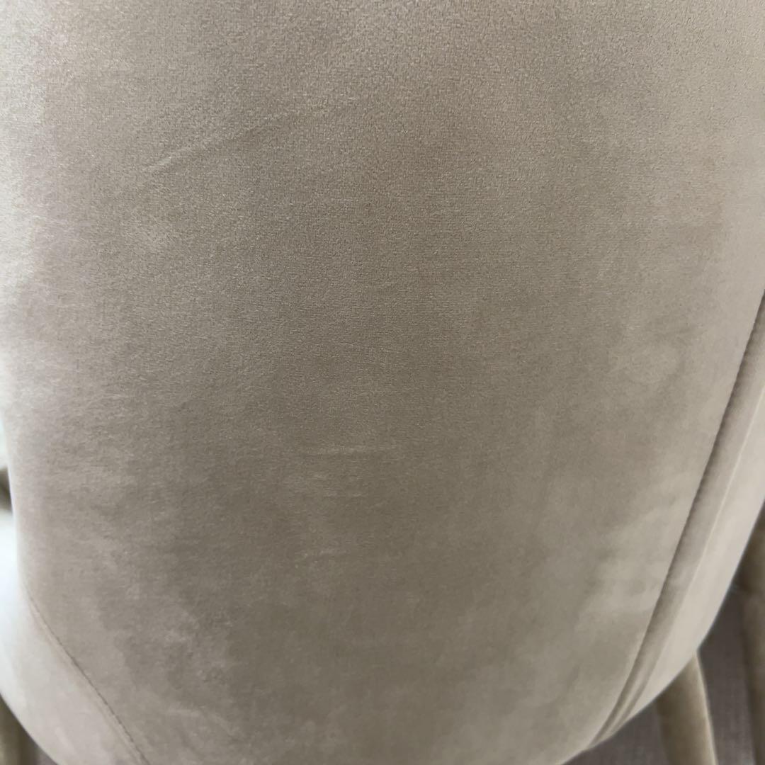 モーダエンカーサ■BANQUET バンケット チェア ベルベット調　グレージュ