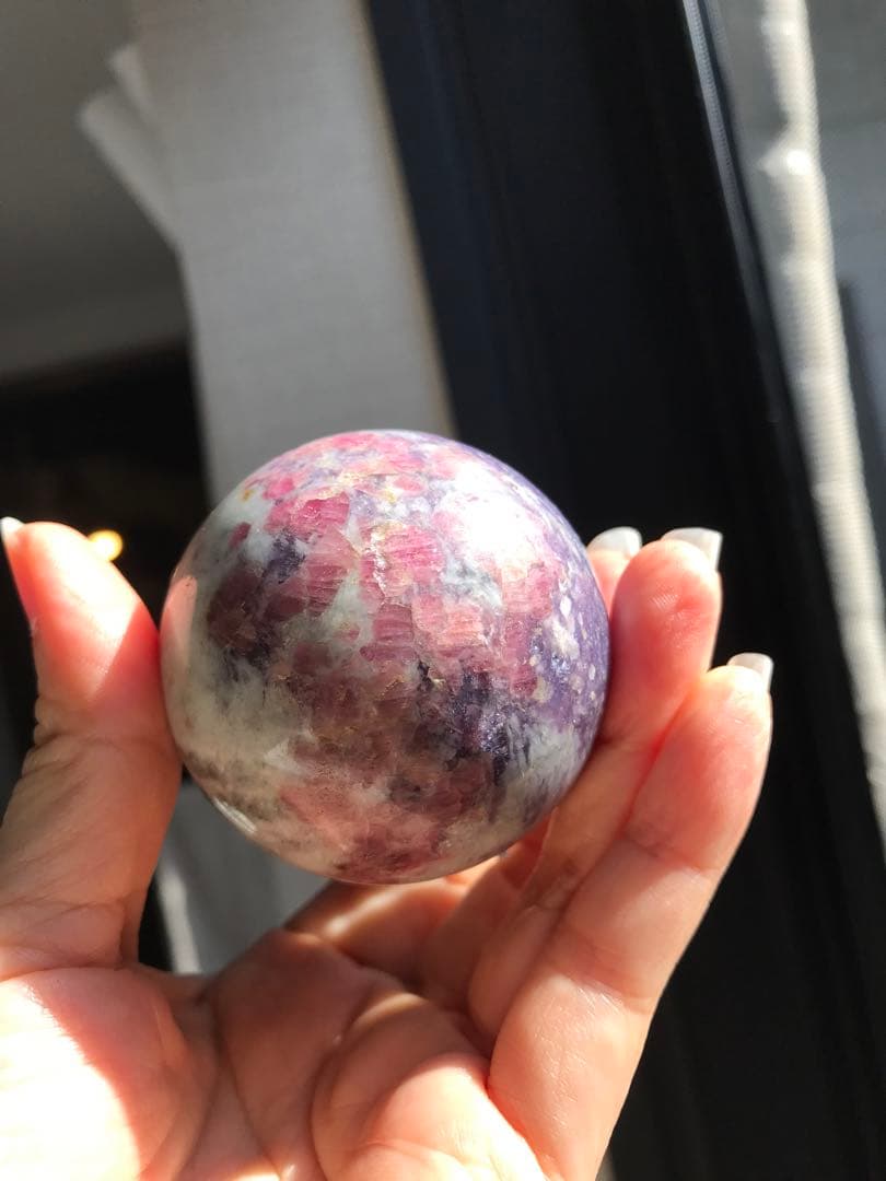 ☘️レア❤︎ユニコーンスフィア 丸玉　天然石　パワーストーン