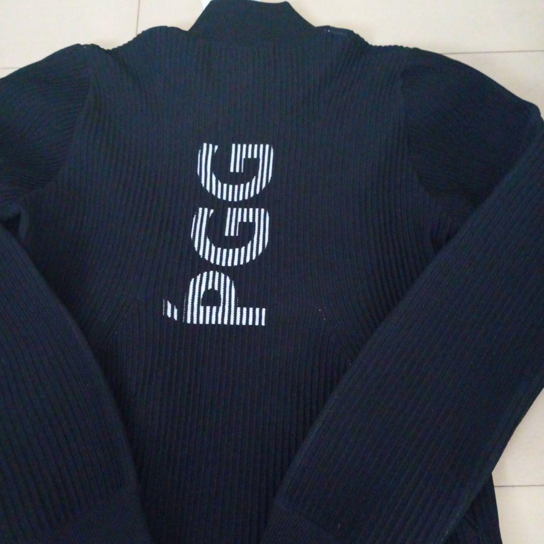 PGG レディースリブ編みジッパーセーターサイズM