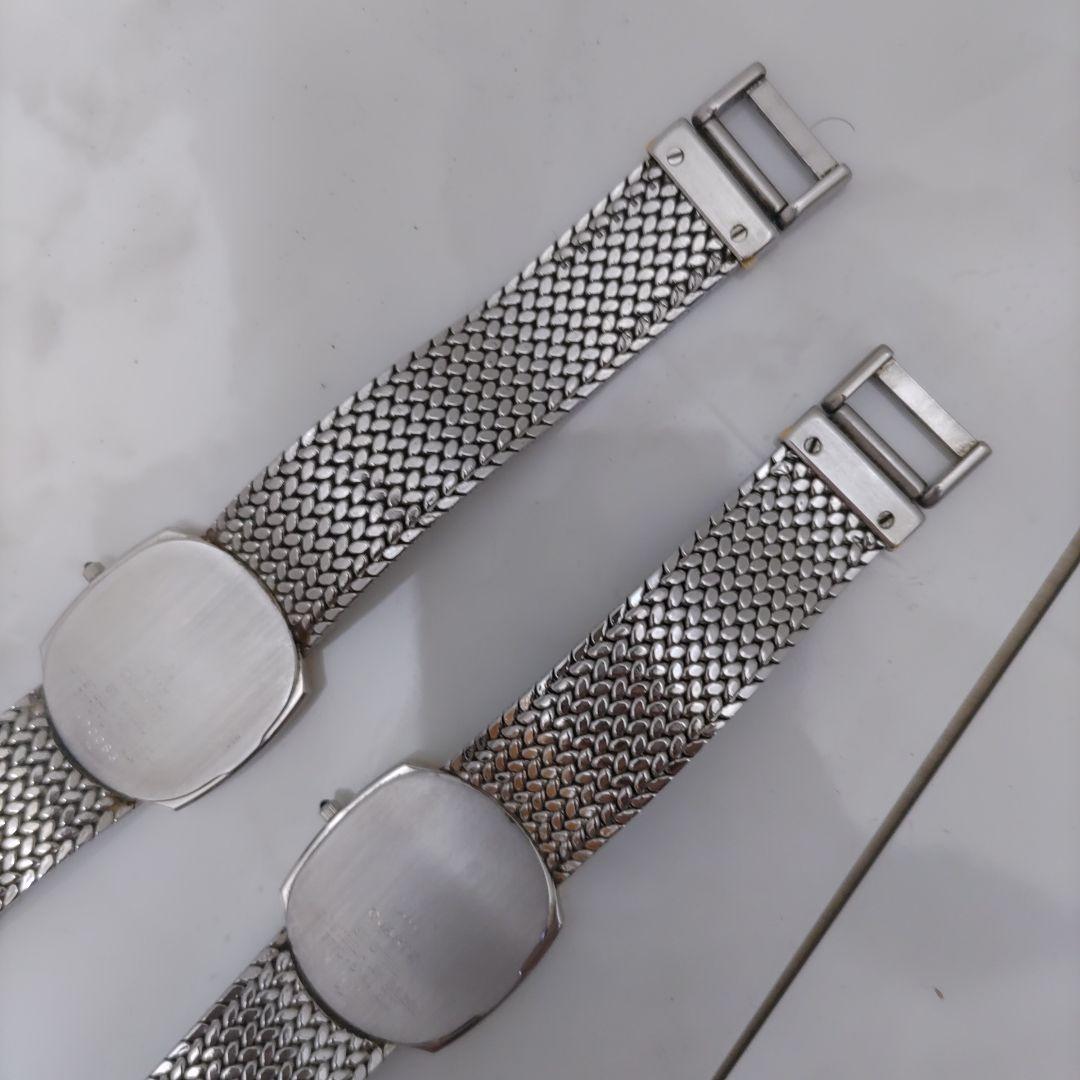 セイコー　クレドール　１８金無垢ベゼル　メンズ　２本セット