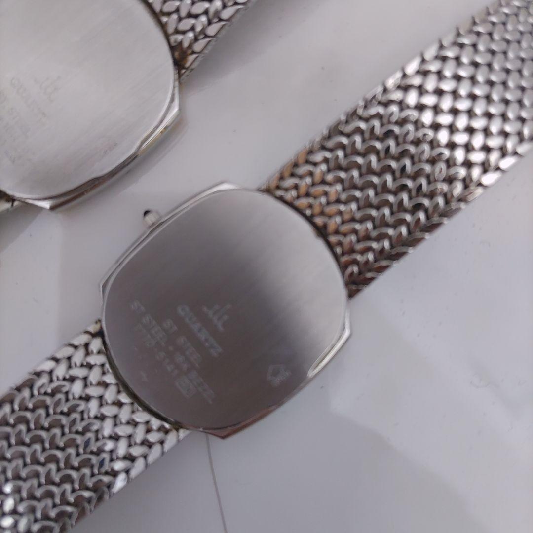 セイコー　クレドール　１８金無垢ベゼル　メンズ　２本セット