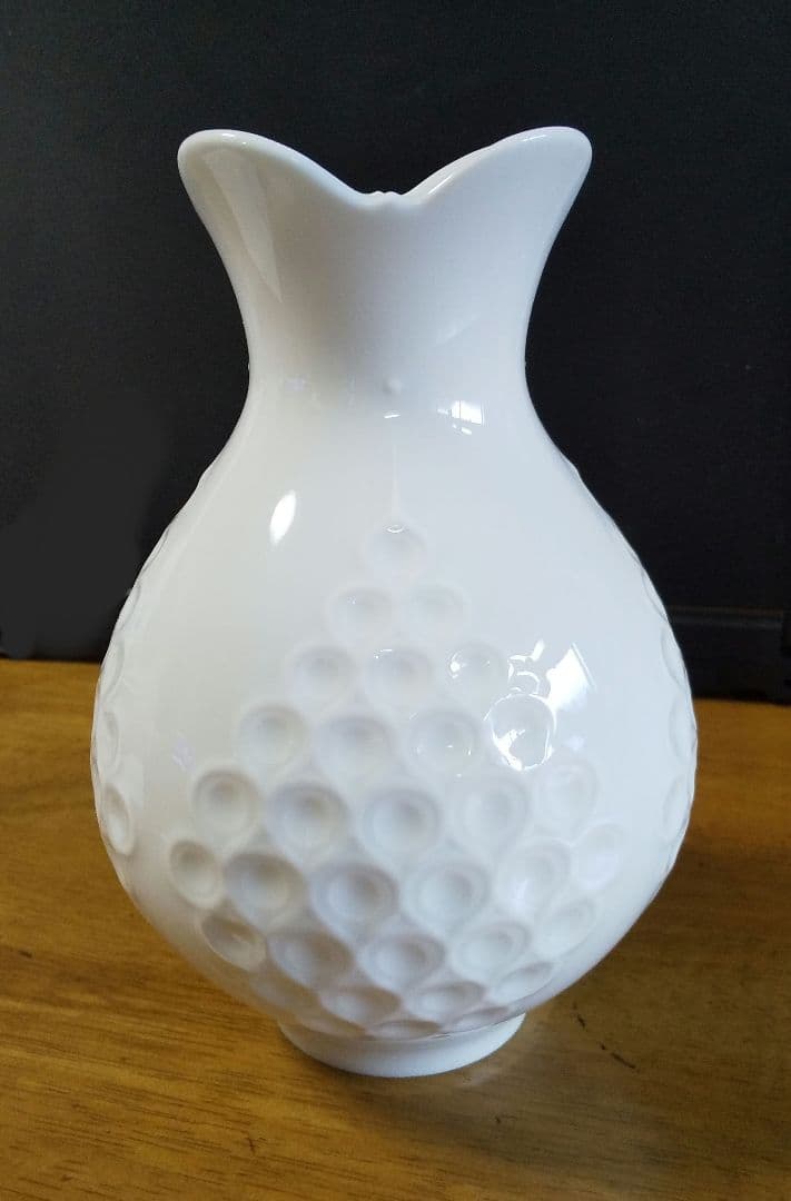 マイセン ホワイトレリーフ フラワーベース 花瓶