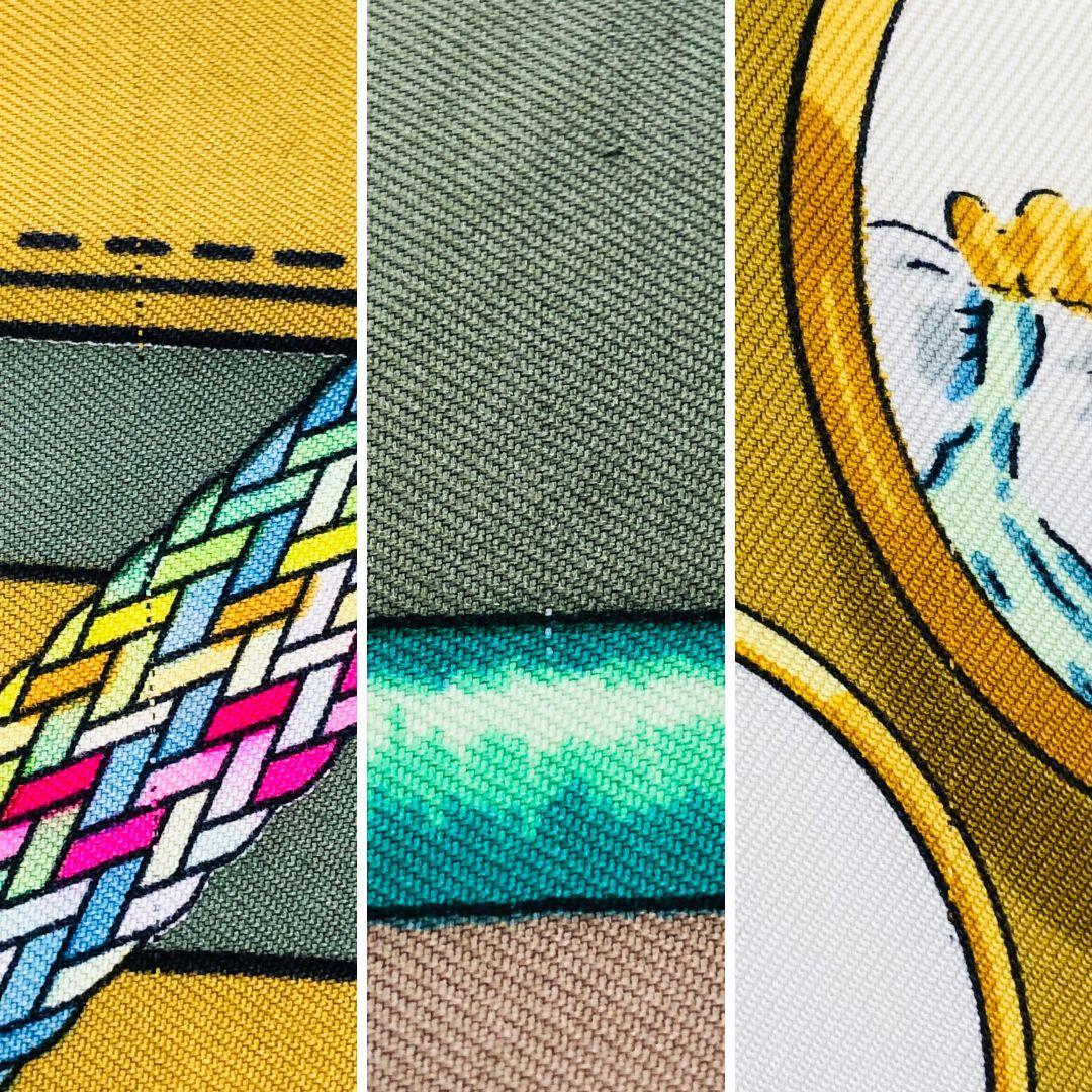 HERMES エルメス カレ90 Petite main スカーフ タグあり