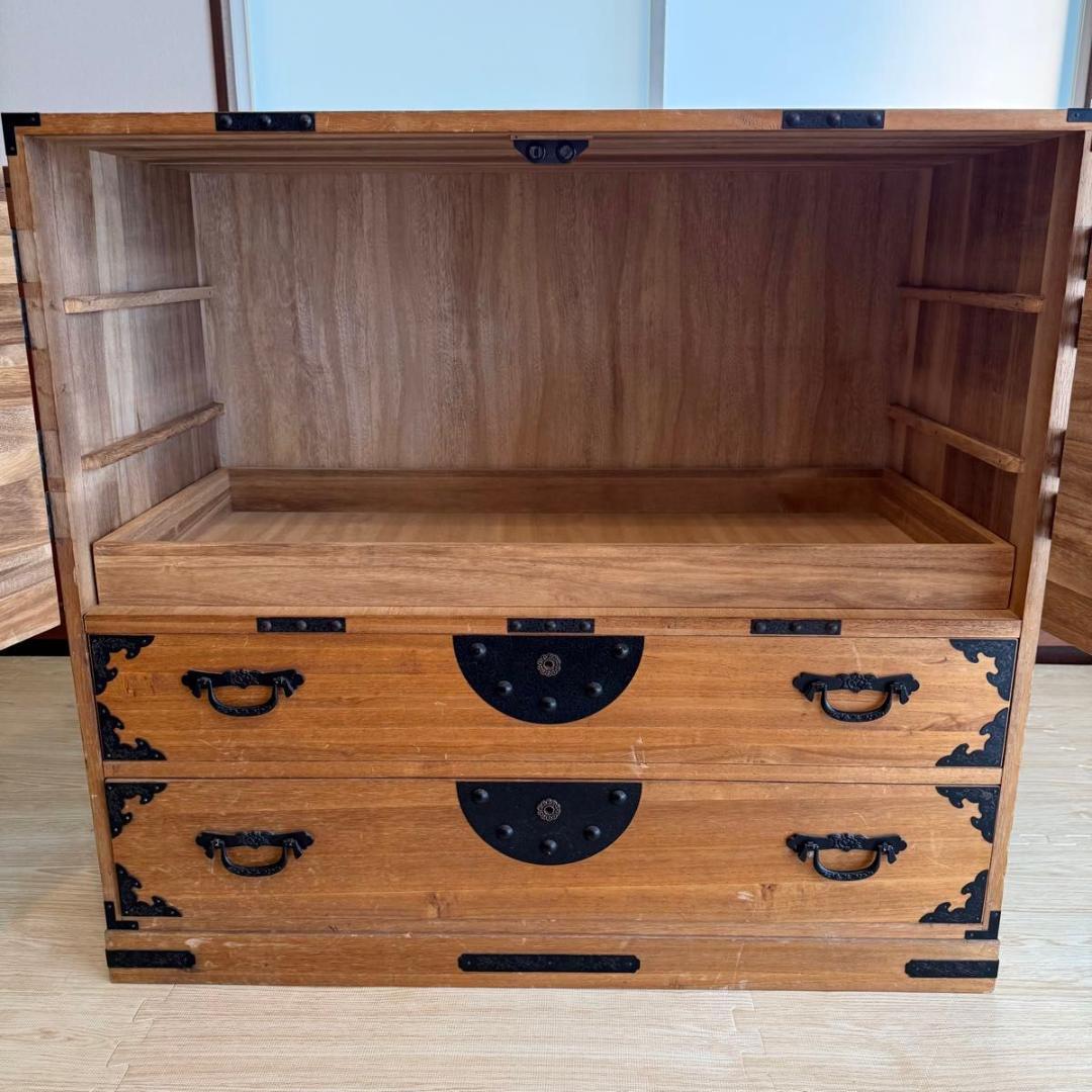 【骨董品】和箪笥／時代箪笥／桐箪笥 アンティーク家具　87-1