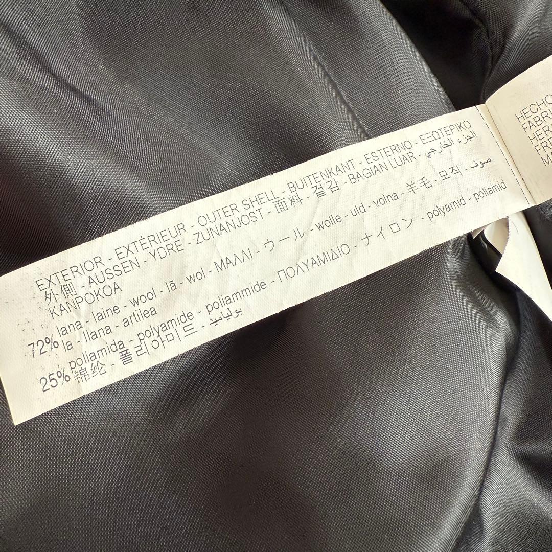 【美品】希少サイズ ZARA チェック チェスターコート XL