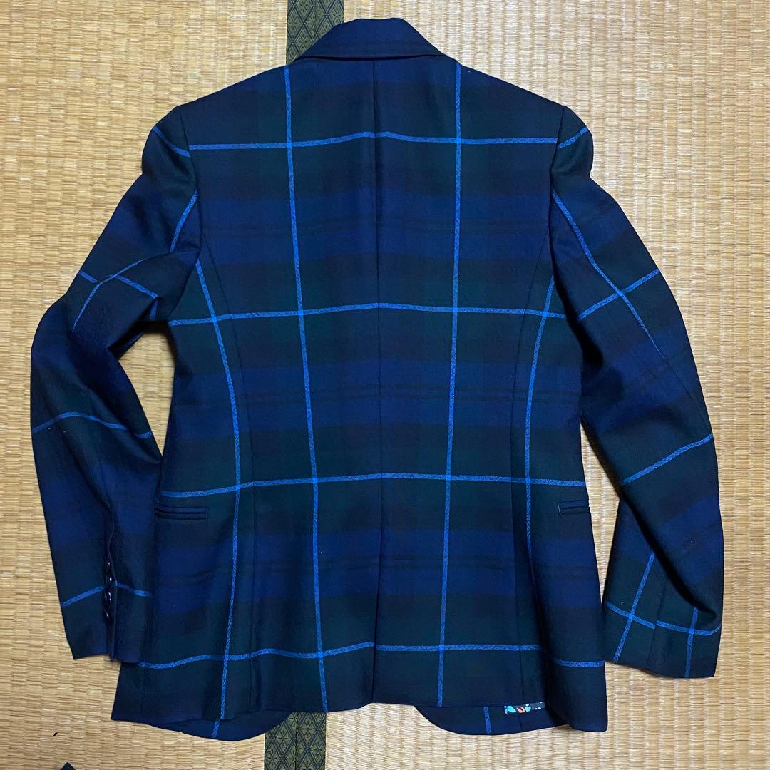 ルックモデル　チェック　スーツ　セットアップ　ポールスミス　Paul Smith