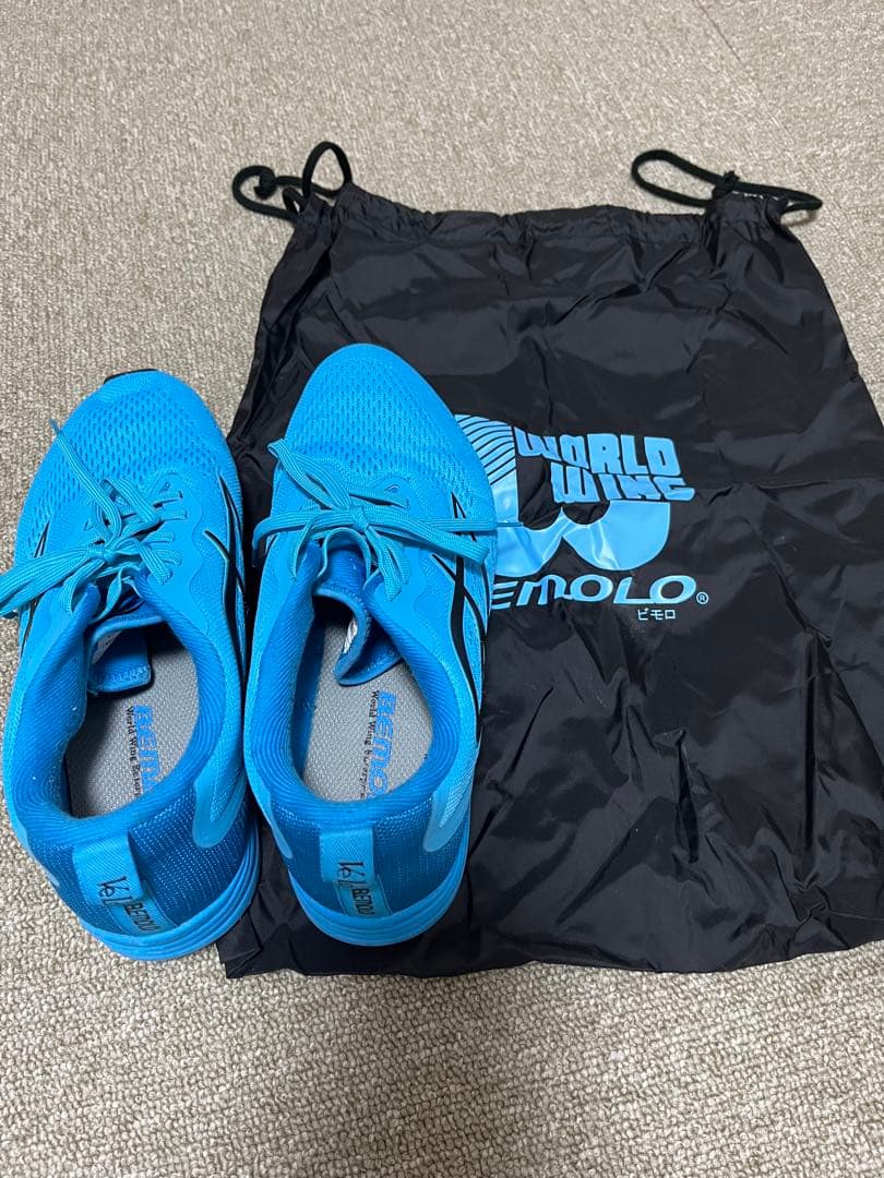 BEMOLO ベロ・トリコ 24.5cm ブルー 収納袋付