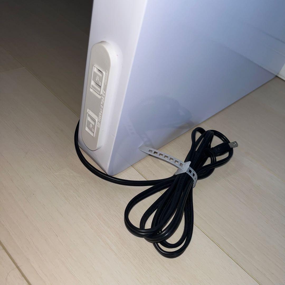 【 直接引取限定 】美品 LOWYA ネイルデスク ガラス天板 ホワイト