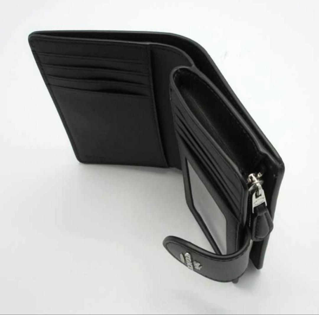 新品未使用 COACH 二つ折り財布 リボン柄 大人可愛い プレゼント