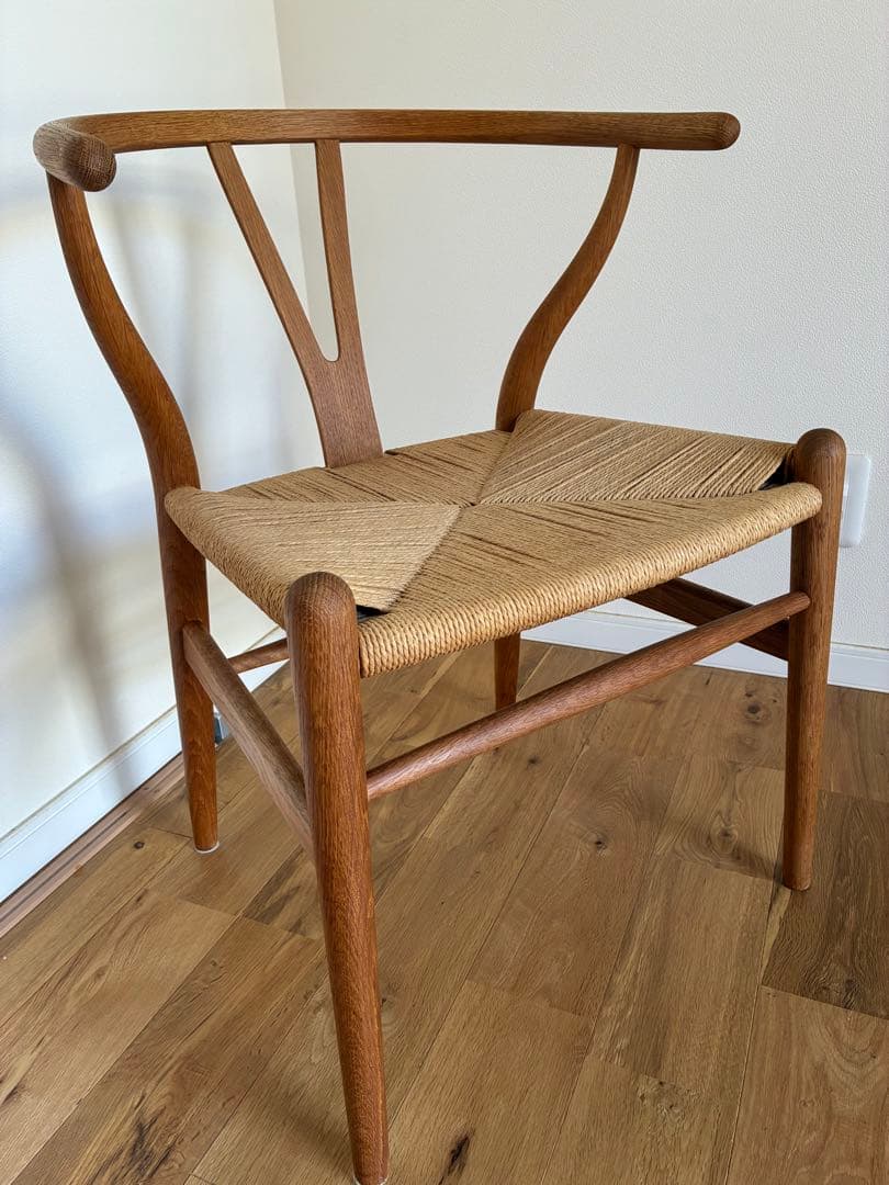 ヴィンテージ 　Yチェア オーク材　CH24 ウェグナー　オイル仕上げ