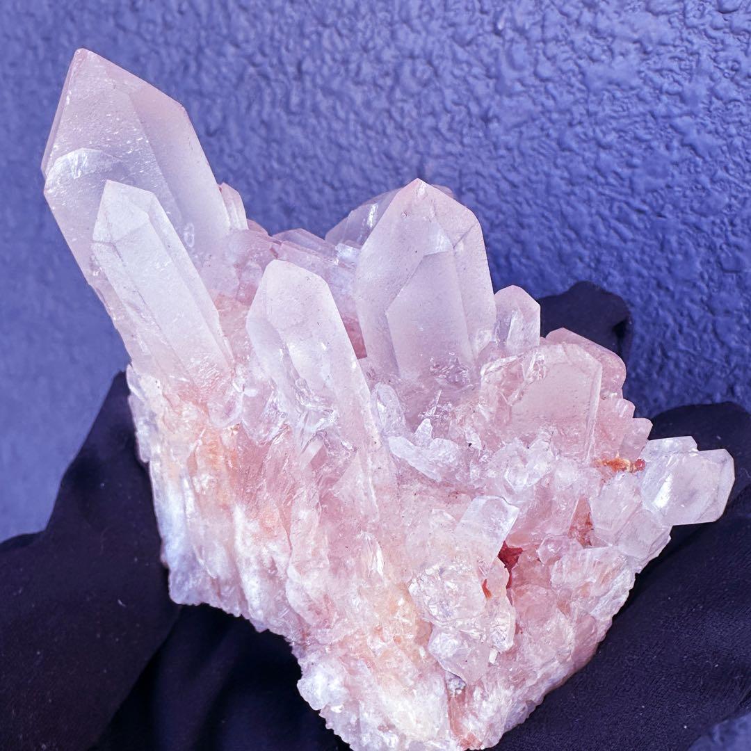 爆レア❗️浄化❗️超綺麗♡超強いパワー ピンク ヒマラヤ クラスター天然石A1522