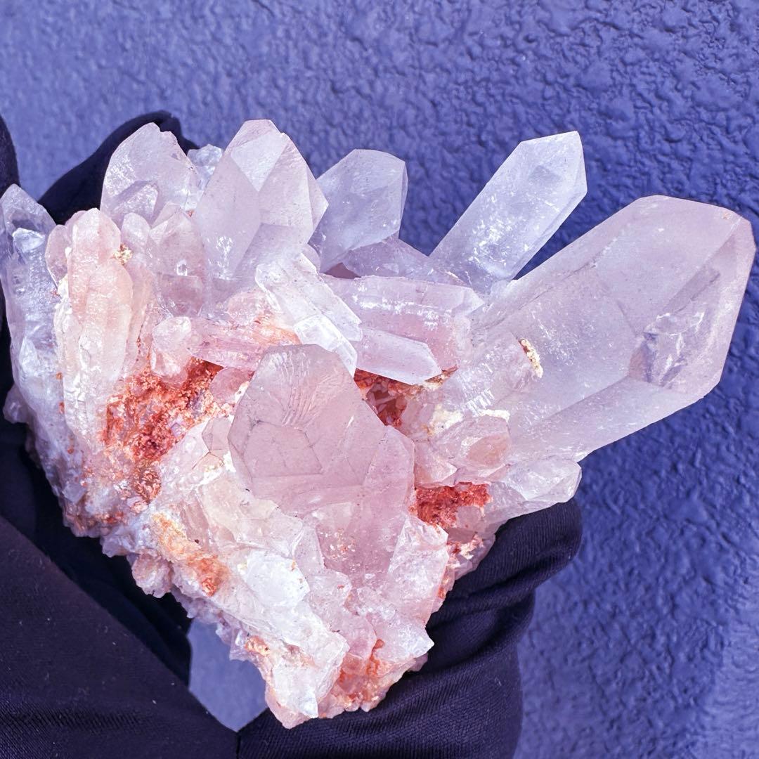 爆レア❗️浄化❗️超綺麗♡超強いパワー ピンク ヒマラヤ クラスター天然石A1522