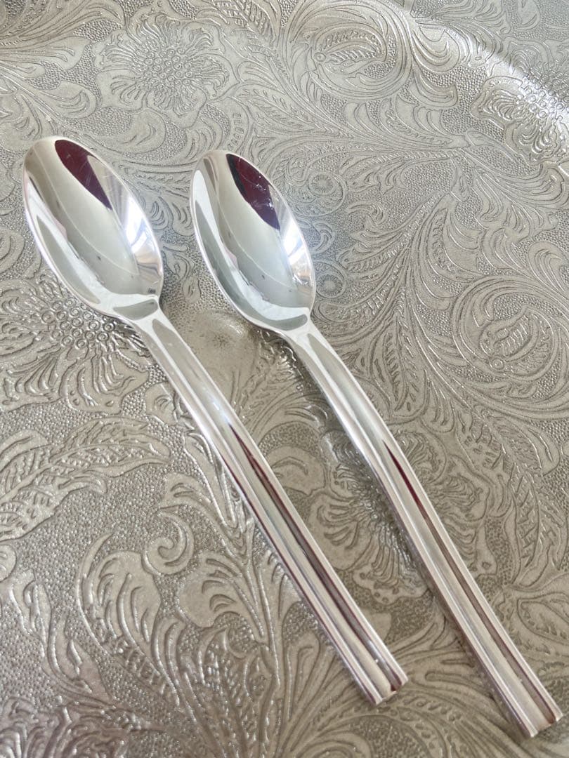 エルメス　オンドOnde 「波」Hスプーン　 ティー＆コーヒースプーン